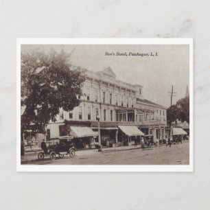 Postal Hotel, Patchogue, Long Island, New York Vintage