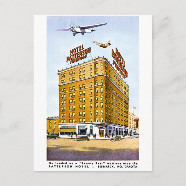 Postal Hotel Patterson, Bismark, Dakota del Norte (Anverso)