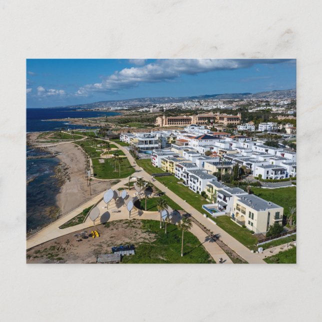 Postal Hotel Playa Kefalos, Pafos, Chipre (Anverso)