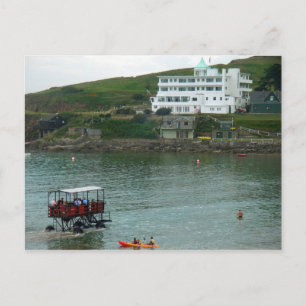Postal Hotel Postcard Burgh Island, Devon, Inglaterra