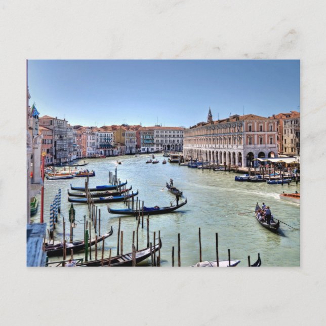 Postal Hotel Postcard Sagrado, Venecia Italia (Anverso)