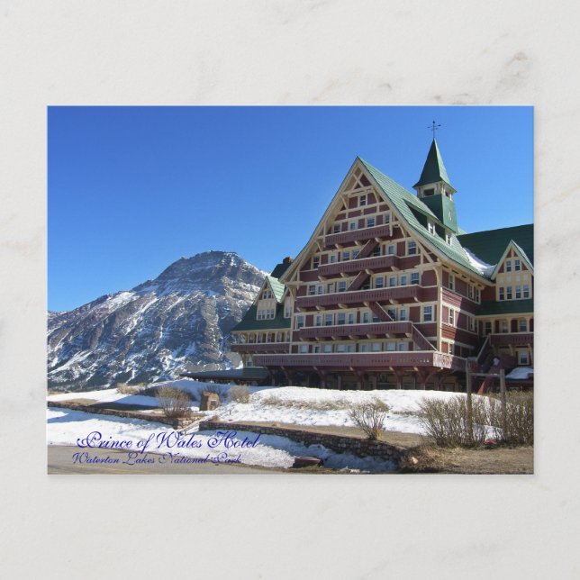 Postal Hotel Prince of Wales (Anverso)