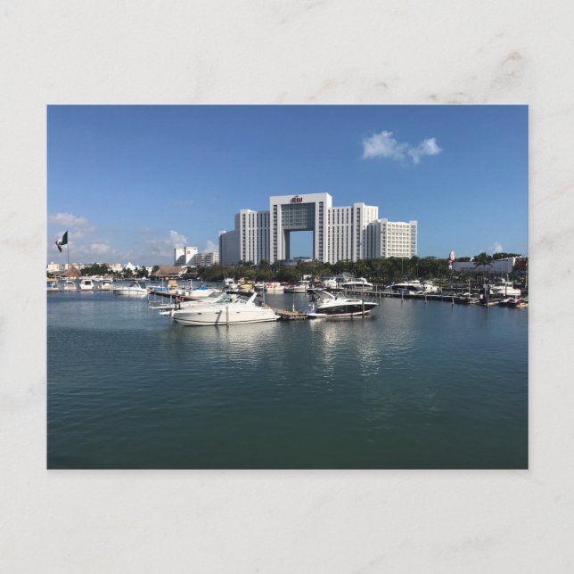 Postal Hotel Riu Palace Cancún, México Postcard (Anverso)