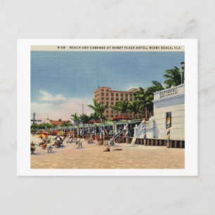 Postal Hotel Roney Plaza, Miami Beach, Florida Vintage