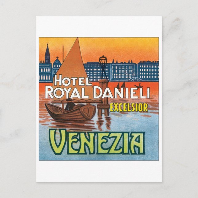 Postal Hotel Royal Danieli Excelsior Venezia (Anverso)