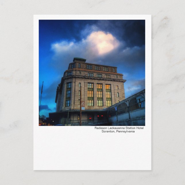 Postal Hotel Scranton, PA - Radisson Lackawanna Station (Anverso)