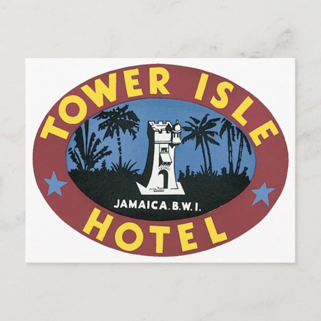 Postal Hotel Tower Isle, Jamaice BWI (Anverso)