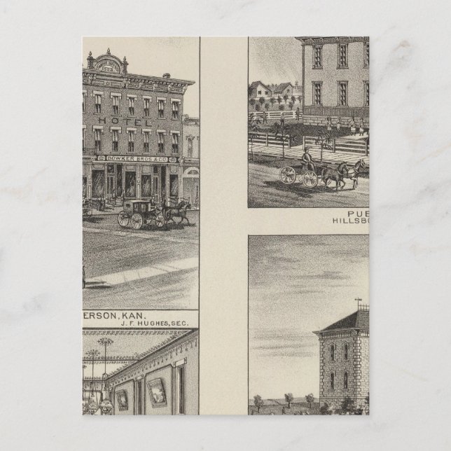 Postal Hotel Union, Kansas (Anverso)