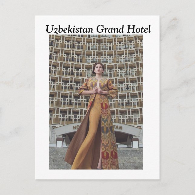 POSTAL HOTEL UZBEKISTAN (Anverso)