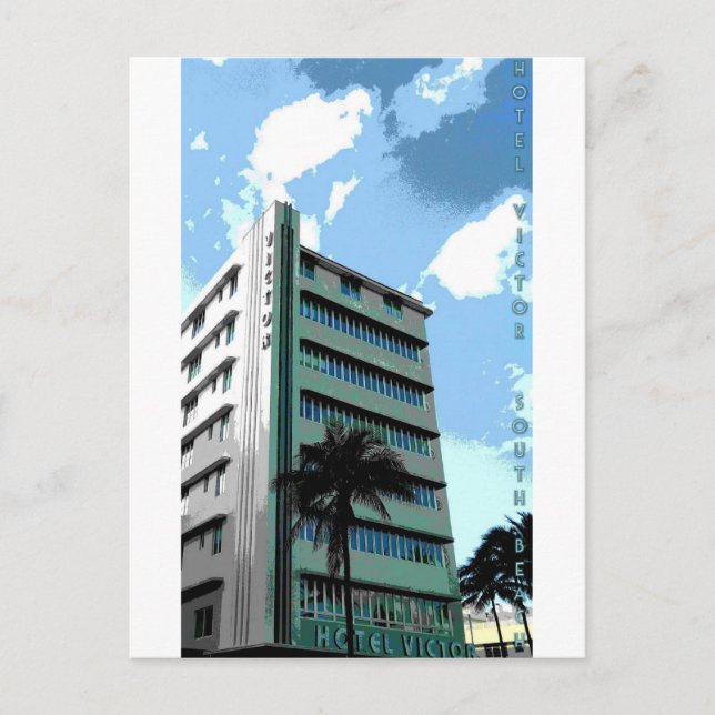 Postal Hotel Victor Miami Beach (Anverso)