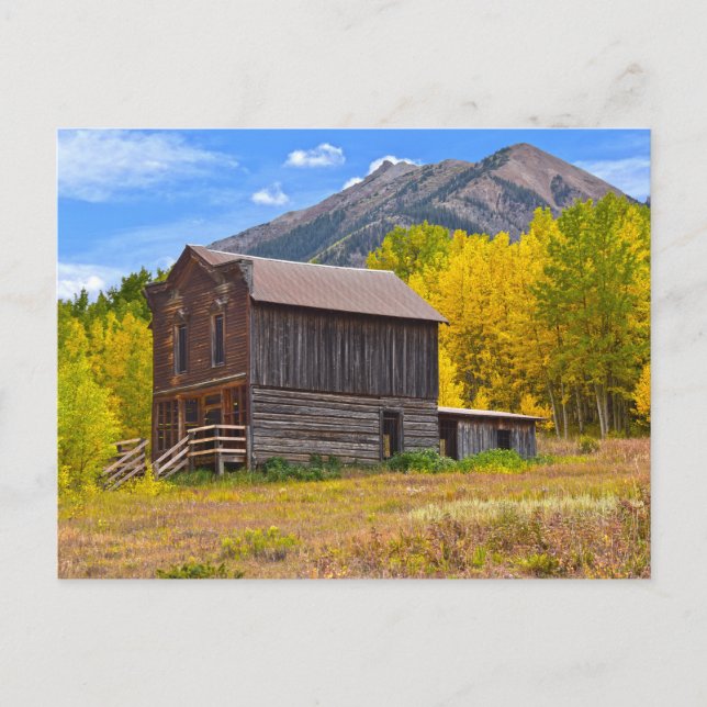 Postal Hotel View, Ashcroft, Colorado (Anverso)