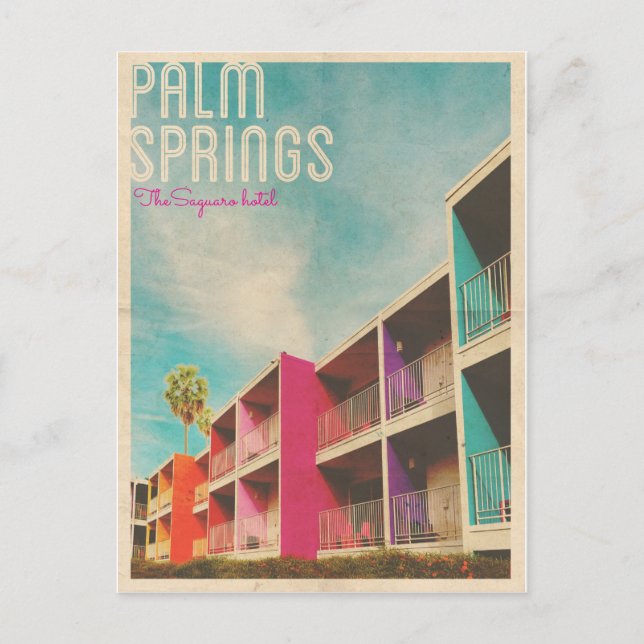 Postal Hotel Vintage Palm Spring (Anverso)