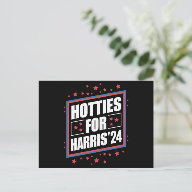 Postal Hotess For Kamala Harris (Anverso de pie)
