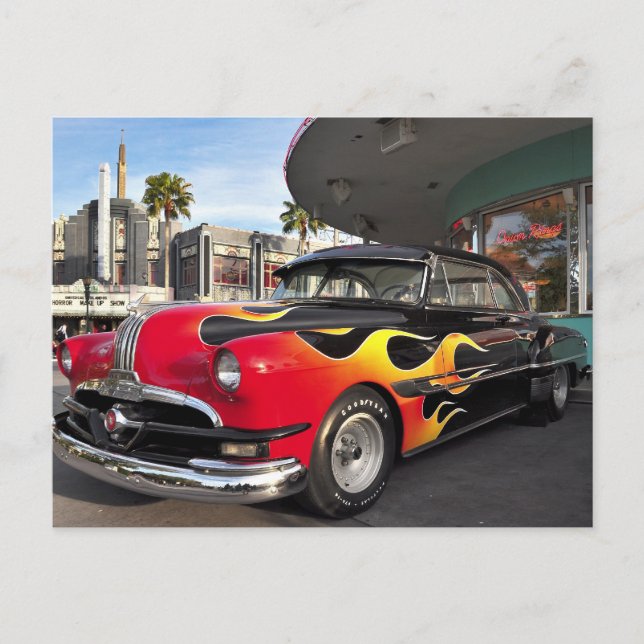Postal ¡Hotrod de los 50! (Anverso)