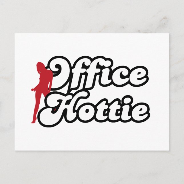 Postal hottie de oficina (Anverso)