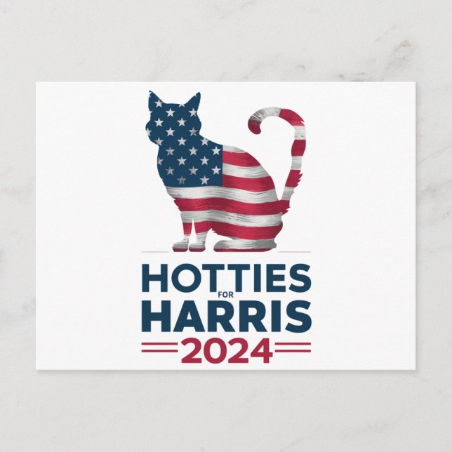 Postal Hotties For Harris 2024 Cat Ladies Kamala Harris (Anverso)