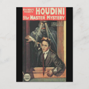 Postal Houdini el hombre del misterio