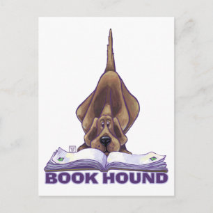 Postal Hound de libros de desfile animal
