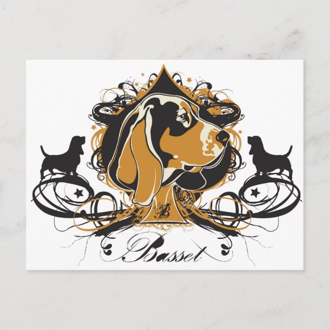 Postal Hound Projekt Dog Basset (Anverso)