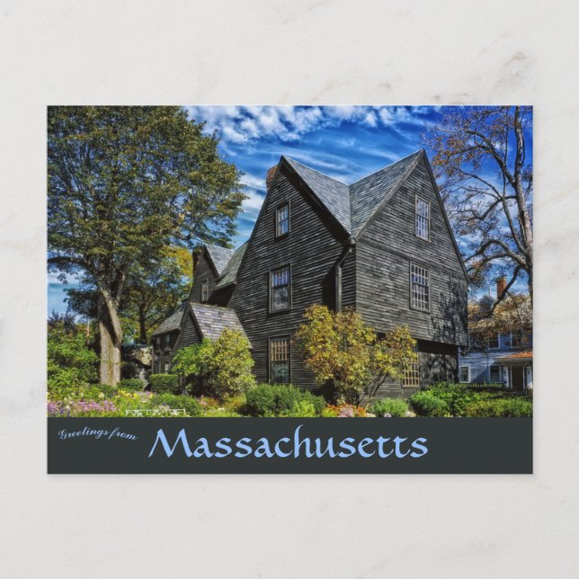 Postal House of Seven Gables Salem Massachusetts (Anverso)