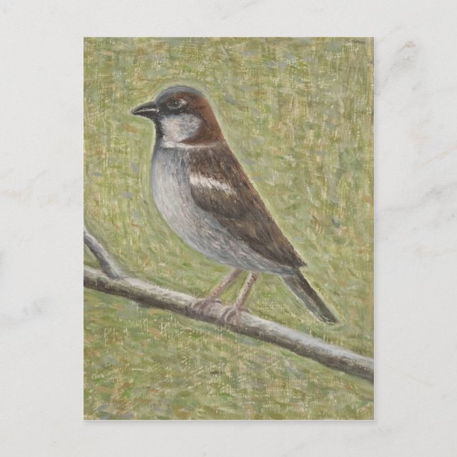 Postal House Sparrow 2008 (Anverso)