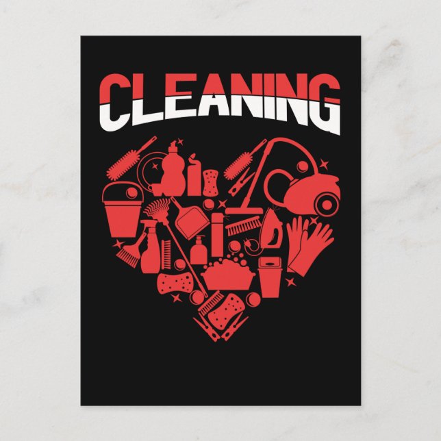 Postal Housekeeping Cleaning Heart Vacuum Cleaner Houseke (Anverso)