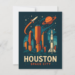 Postal HOUSTON Postcard
