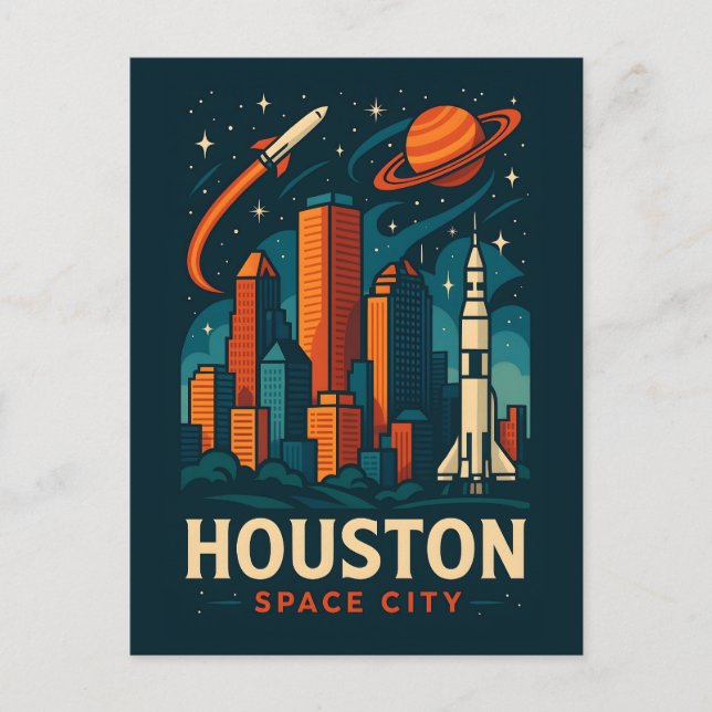 Postal HOUSTON Postcard (Anverso)