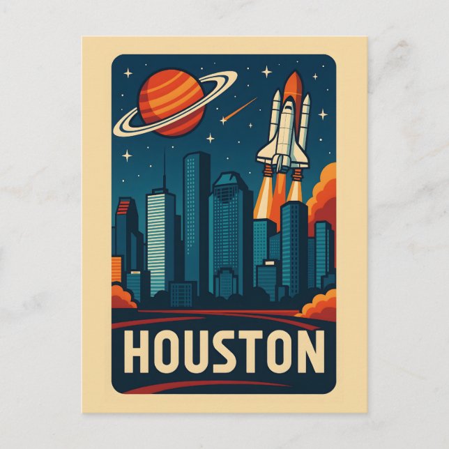 Postal HOUSTON Postcard (Anverso)