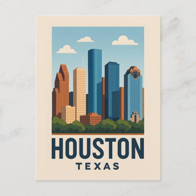 Postal HOUSTON Postcard (Anverso)