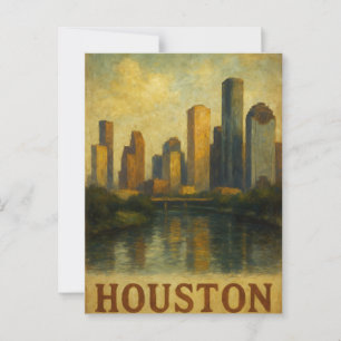Postal HOUSTON Postcard