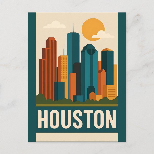 Postal HOUSTON Postcard (Anverso)