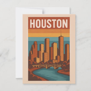 Postal HOUSTON Postcard