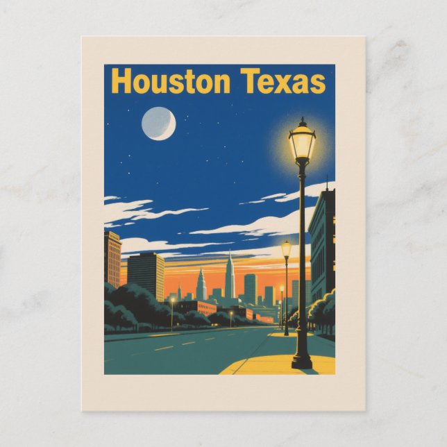 Postal Houston Texas (Anverso)