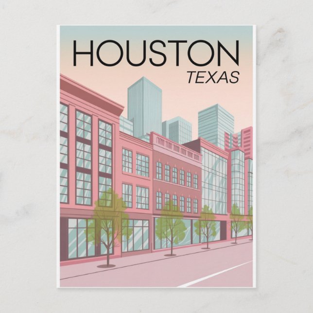 Postal Houston Texas (Anverso)