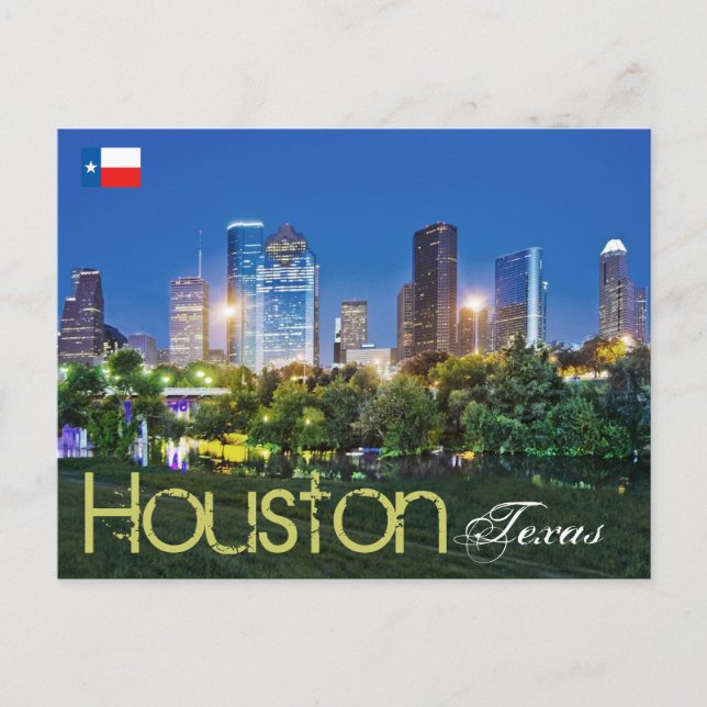 Postal Houston, Texas, EE.UU. (Anverso)