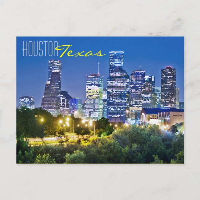 Postal Houston, Texas, EE.UU. (Anverso)