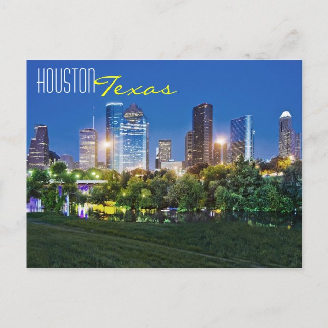 Postal Houston, Texas, EE.UU. (Anverso)
