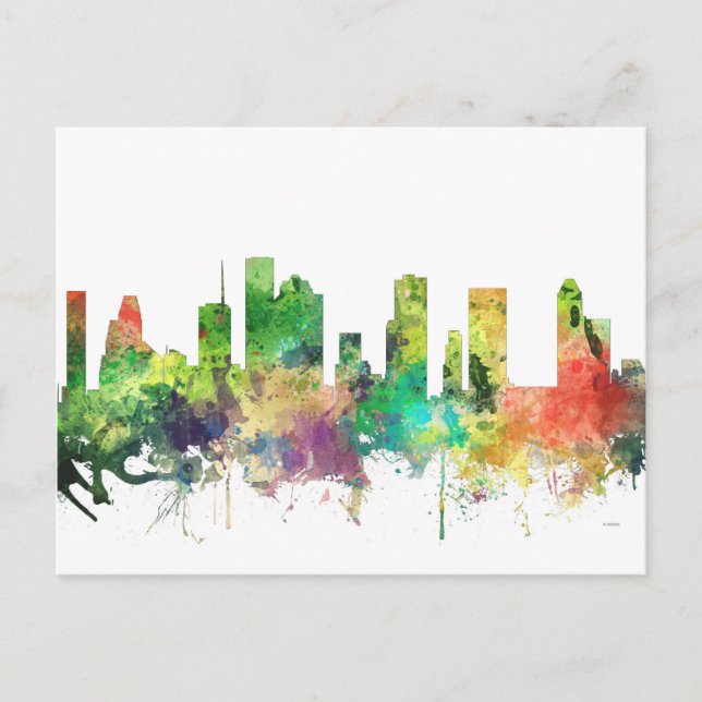 POSTAL HOUSTON TEXAS SKYLINE SP - (Anverso)