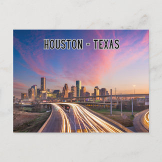 Postal Houston, Texas Travel Souvenir