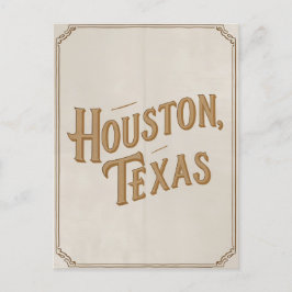 Postal Houston Texas Vintage
