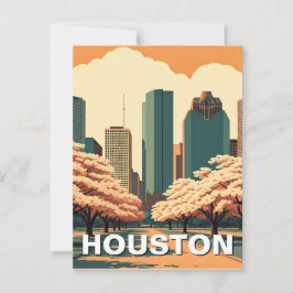 Postal Houston Texas vintage