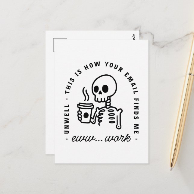 Postal How your email finds me funny eww work unhinged (Anverso/Reverso In Situ)