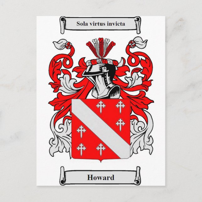 Postal Howard Coat of Arms (Anverso)