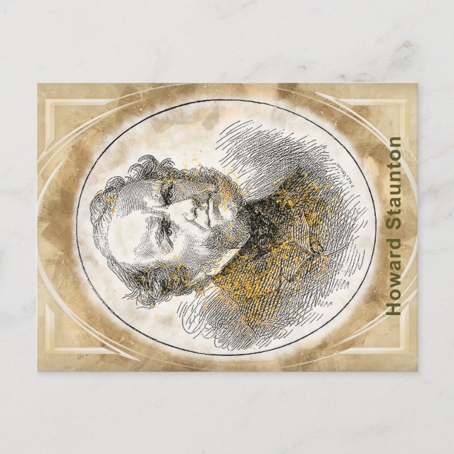 Postal Howard Staunton, (Anverso)