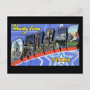 Postal Howdy de Dallas Texas