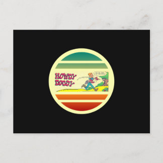 Postal Howdy Doody Fishing Retro Comic Book