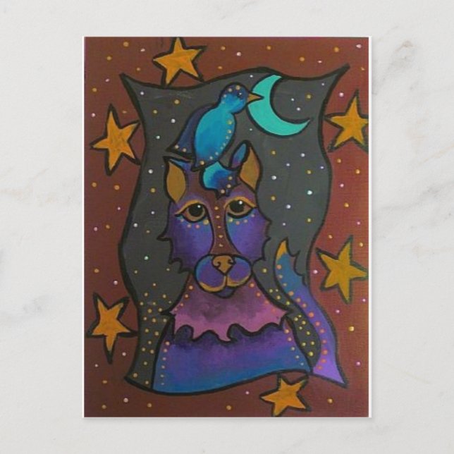 Postal Howl at the Moon (Anverso)