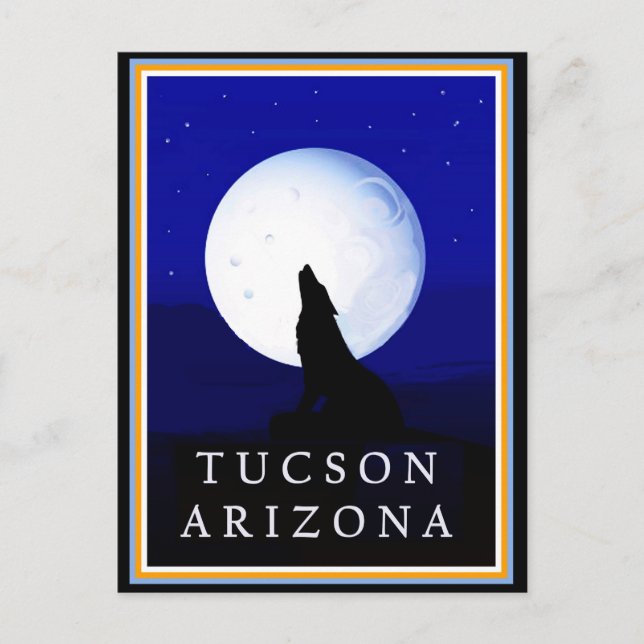 Postal Howlin Coyote - Tucson Arizona (Anverso)