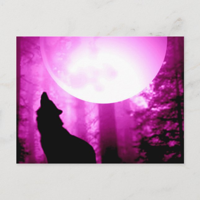 Postal Howling Wolf (Anverso)